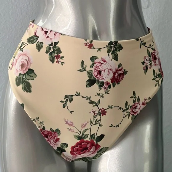 Antonio Melani x The Style Bungalow Miraflores Floral Top High Waist Bikini Set - Picture 6 of 9